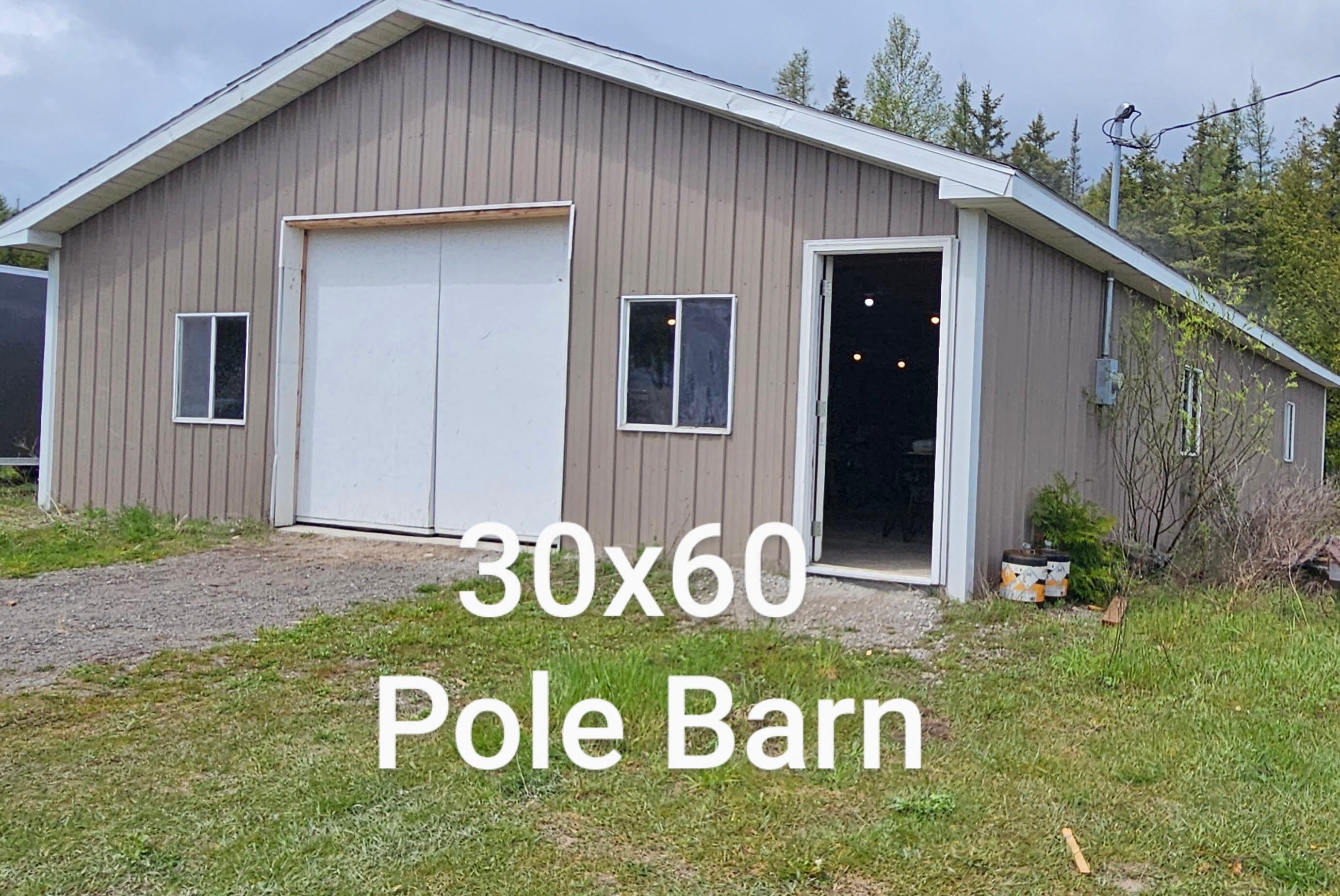 2460 West Hamilton Road Alpena, MI 49707 - Photo 32 of 36 30x60 pole barn
