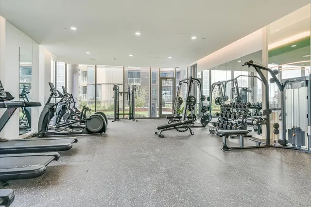 a view of swimming pool having outdoor seating