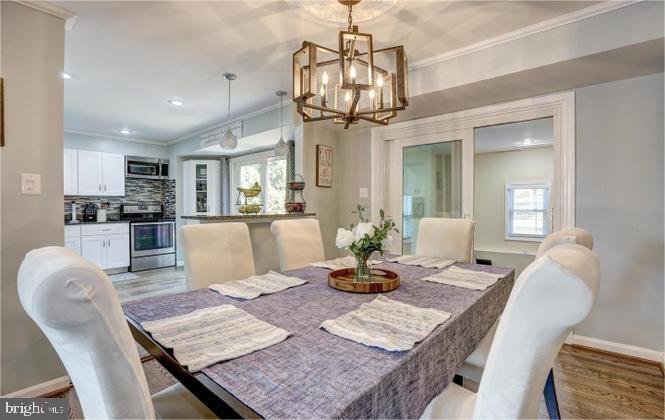 1225 Kathryn Road Silver Spring, MD 20904 - Photo 4 of 25 Elegant dining space with modern charm.