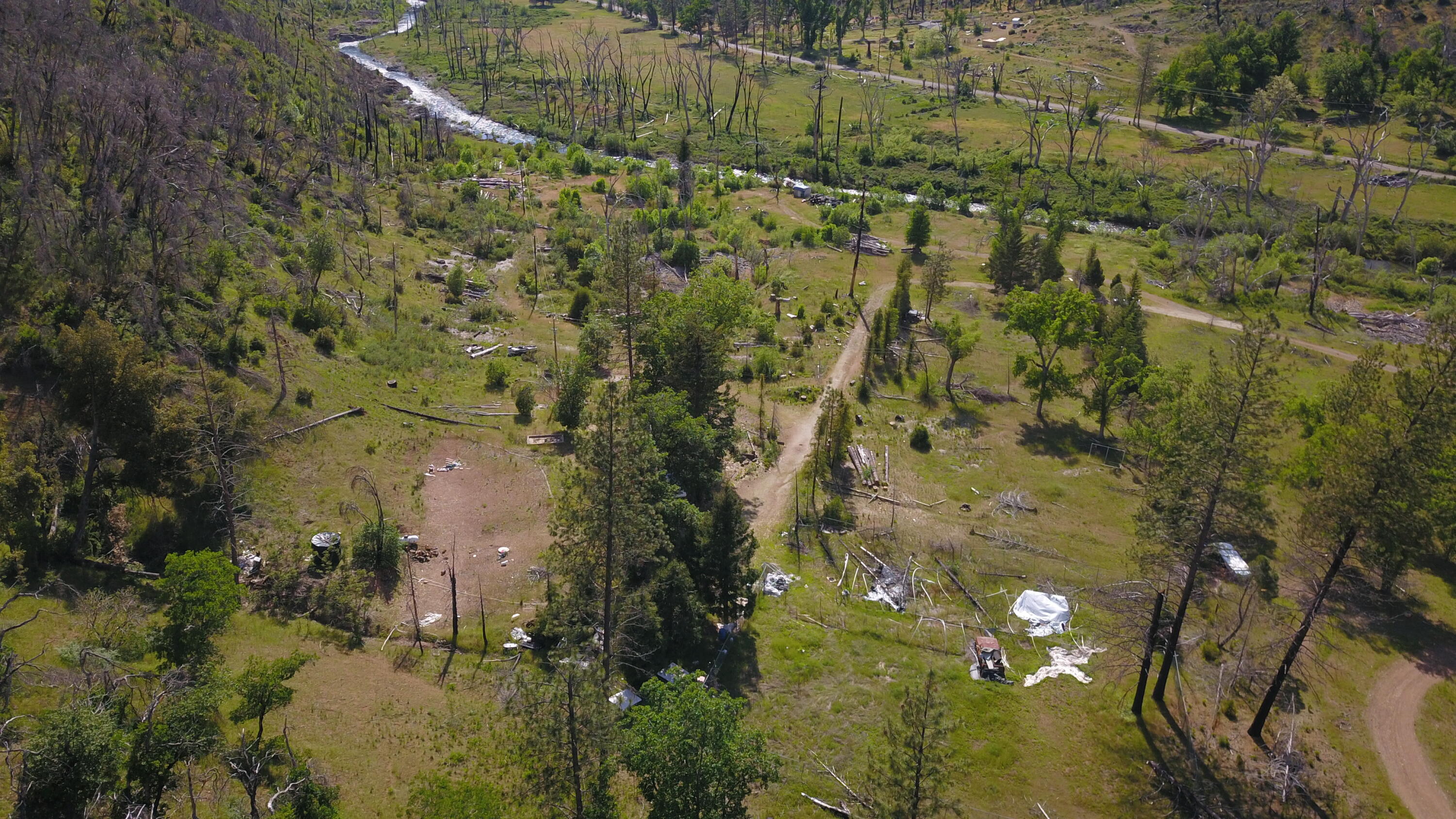 15917 Log Cabin Road French Gulch, CA 96033 - Photo 9 of 24 a aerial view of a residential houses with yard