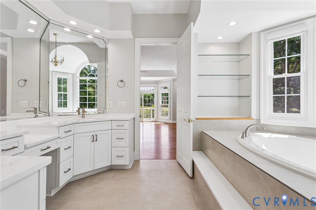 3009 Travis Pond Road Williamsburg, VA 23185 - Photo 45 of 100 Spacious bathroom featuring a built-in soaking tub