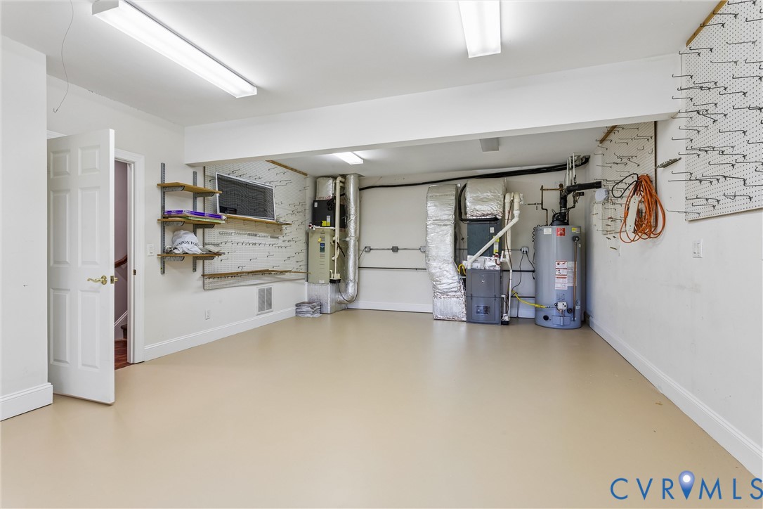3009 Travis Pond Road Williamsburg, VA 23185 - Photo 72 of 100 Spacious utility area with light beige flooring an