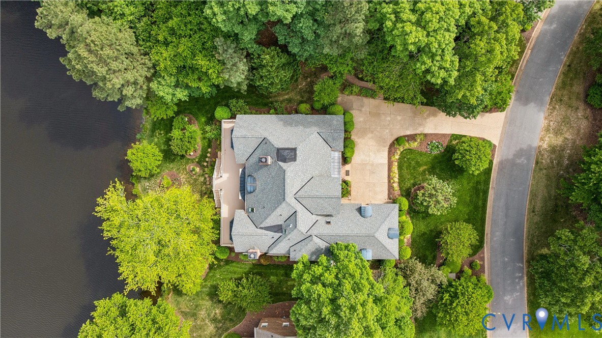 3009 Travis Pond Road Williamsburg, VA 23185 - Photo 88 of 100 Aerial property perspective showcasing a gray shin