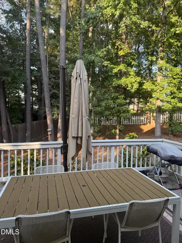 a view of outdoor space with furniture