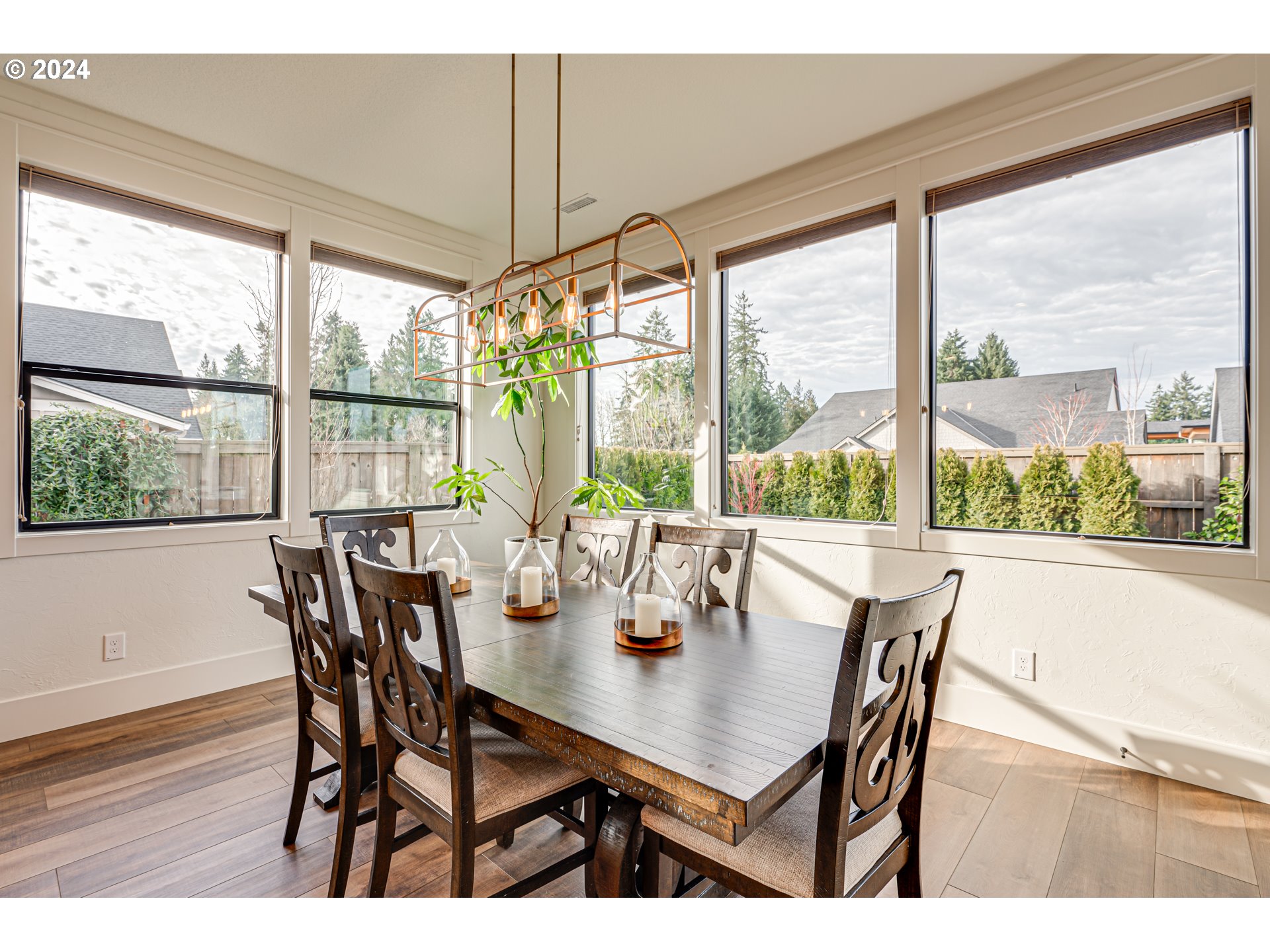 3911 Northwest 114th Street Vancouver, WA 98685 - Photo 16 of 48 a view of a dining room with furniture window and wooden floor