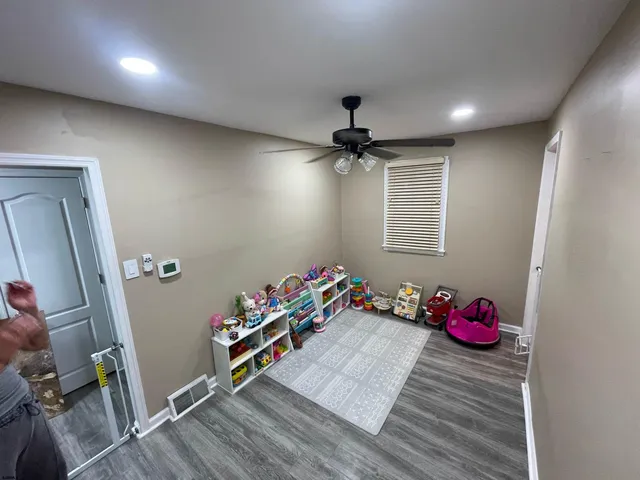 wooden floor in an empty room