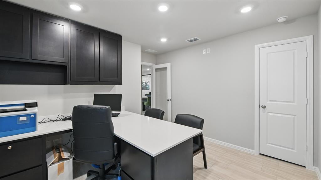 5545 Legends Way Krum, TX 76249 - Photo 28 of 36 a view of a kitchen with a table and chairs