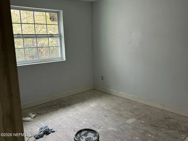 a room with a window