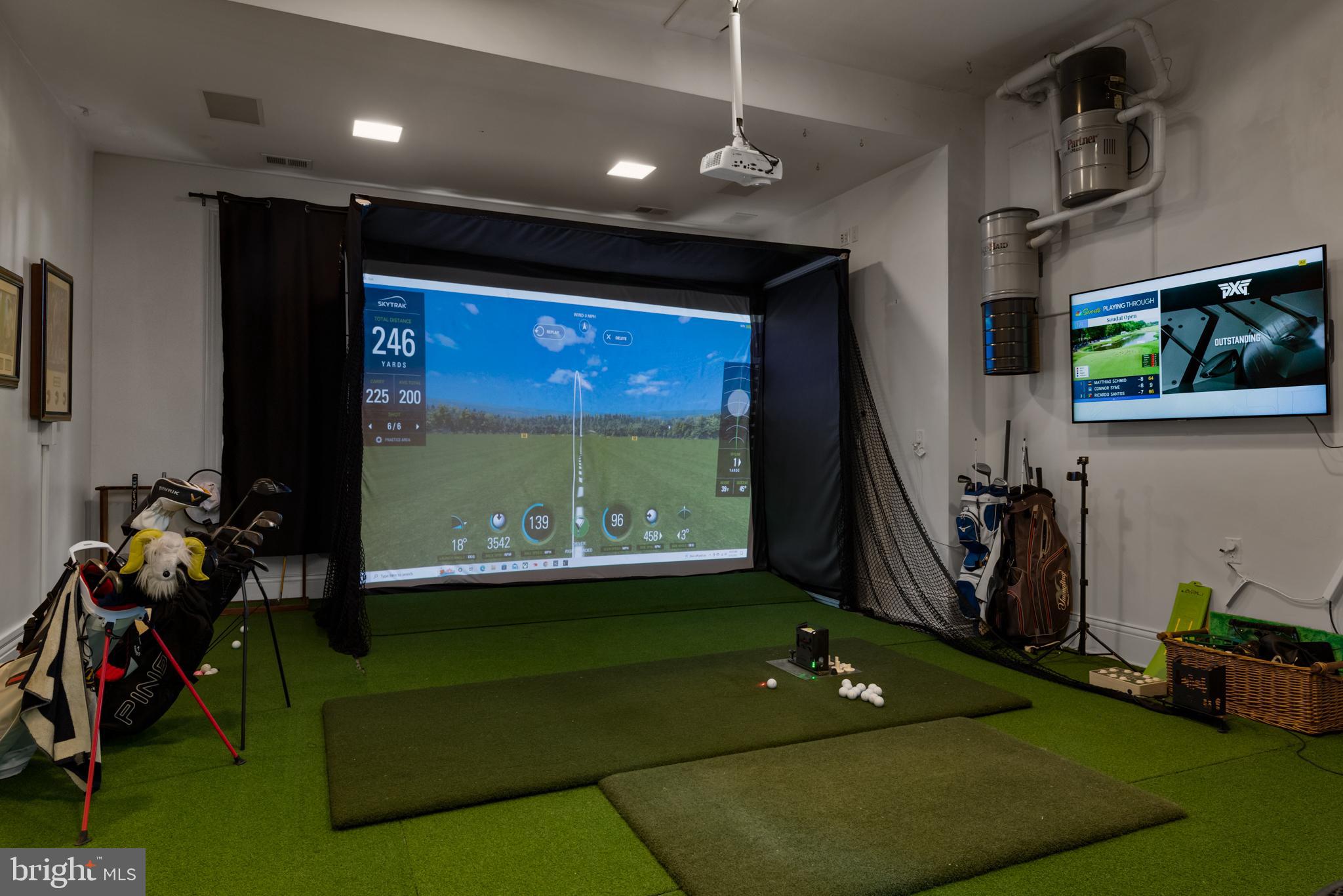 938 Old County Road Severna Park, MD 21146 - Photo 29 of 77 Golf simulator room off the garage