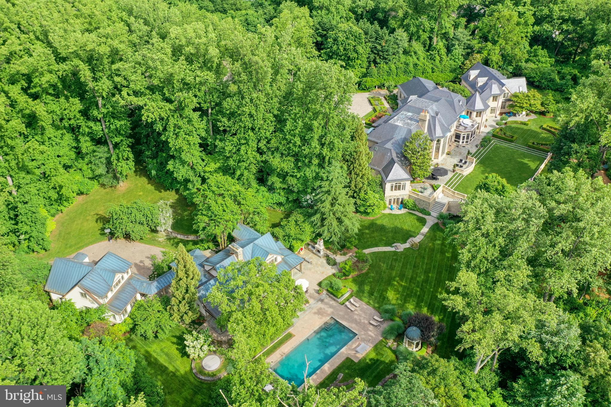 938 Old County Road Severna Park, MD 21146 - Photo 66 of 77 an aerial view of residential house with outdoor space and trees all around