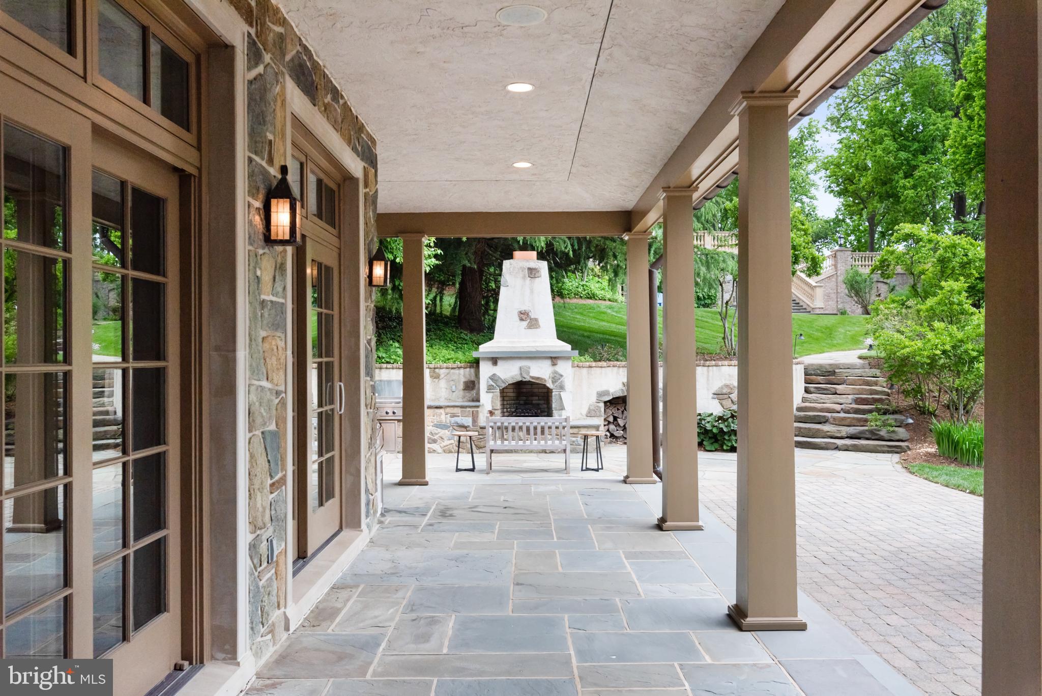 938 Old County Road Severna Park, MD 21146 - Photo 71 of 77 Outdoor fireplace by pool house