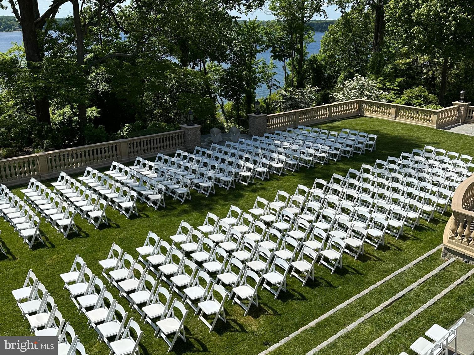 938 Old County Road Severna Park, MD 21146 - Photo 74 of 77 Chairs set up on waterside for wedding vows!
