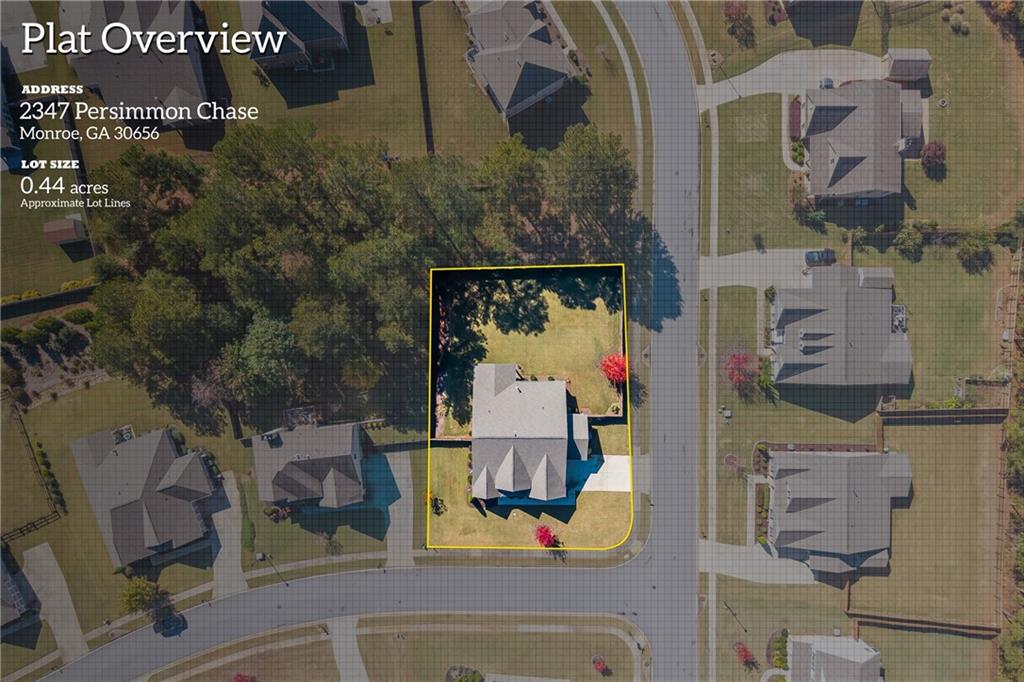 2347 Persimmon Chase Monroe, GA 30656 - Photo 81 of 85 an aerial view of residential houses with outdoor space and parking