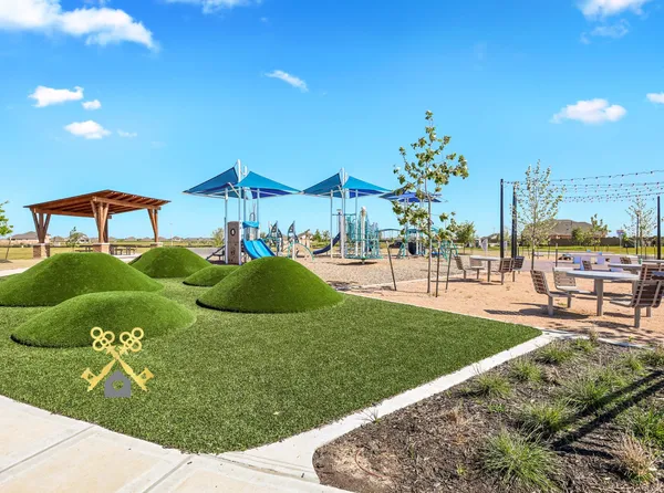 a view of outdoor space with playground