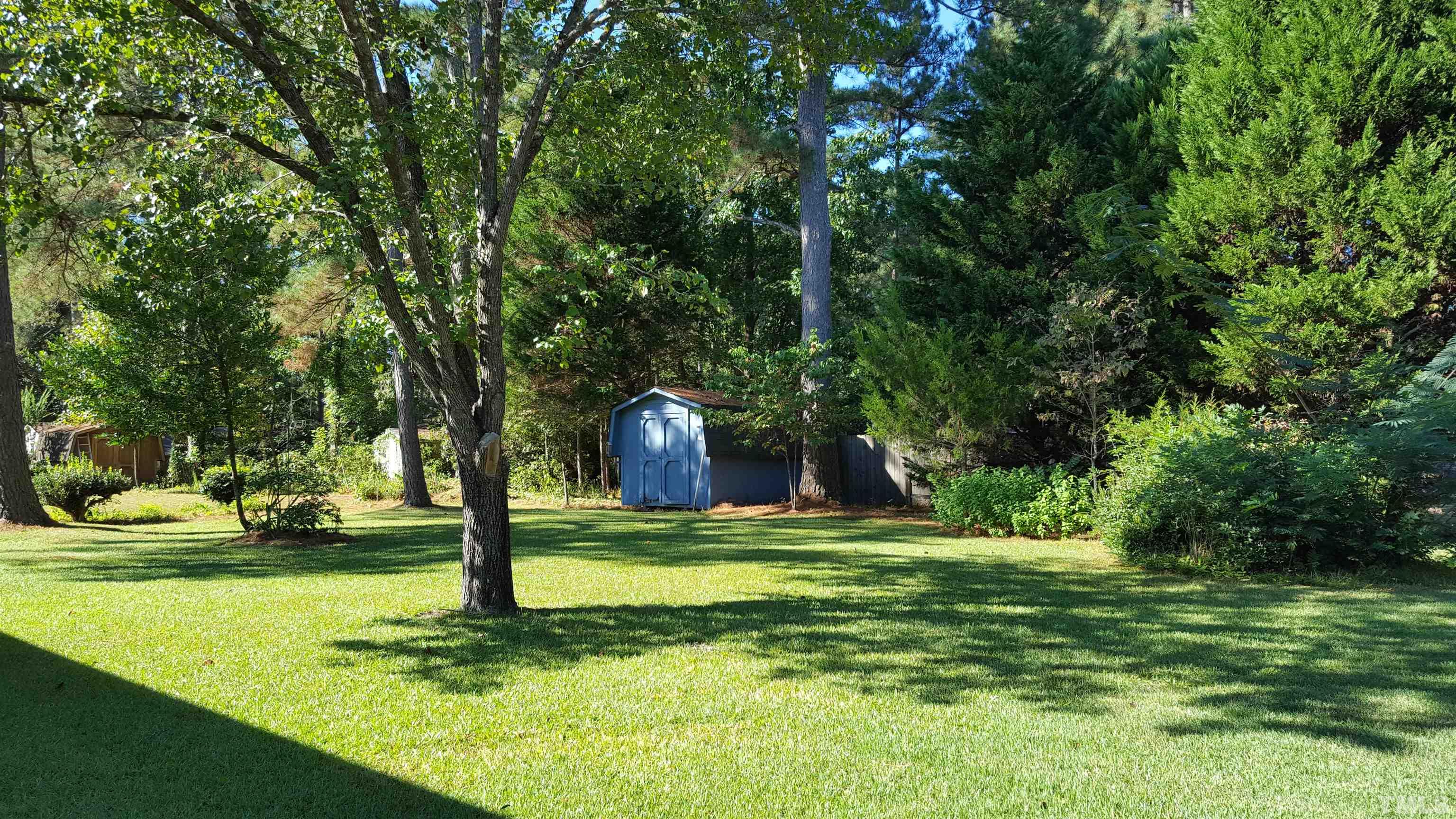 212 Longview Drive Smithfield, NC 27577 - Photo 14 of 15 a view of a backyard with green space