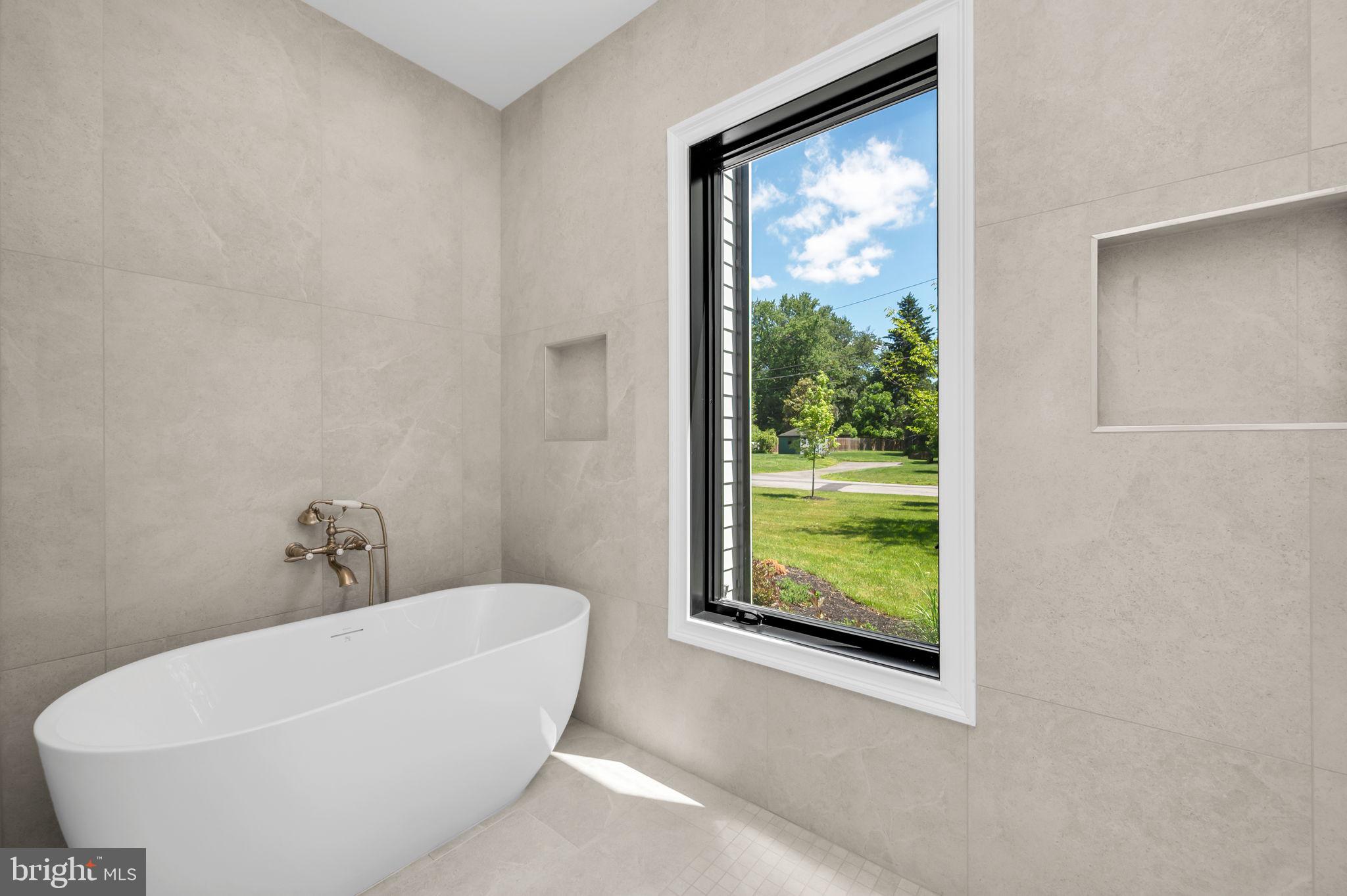 32 Gulick Road Princeton, NJ 08540 - Photo 11 of 56 Serene bath with nature views.