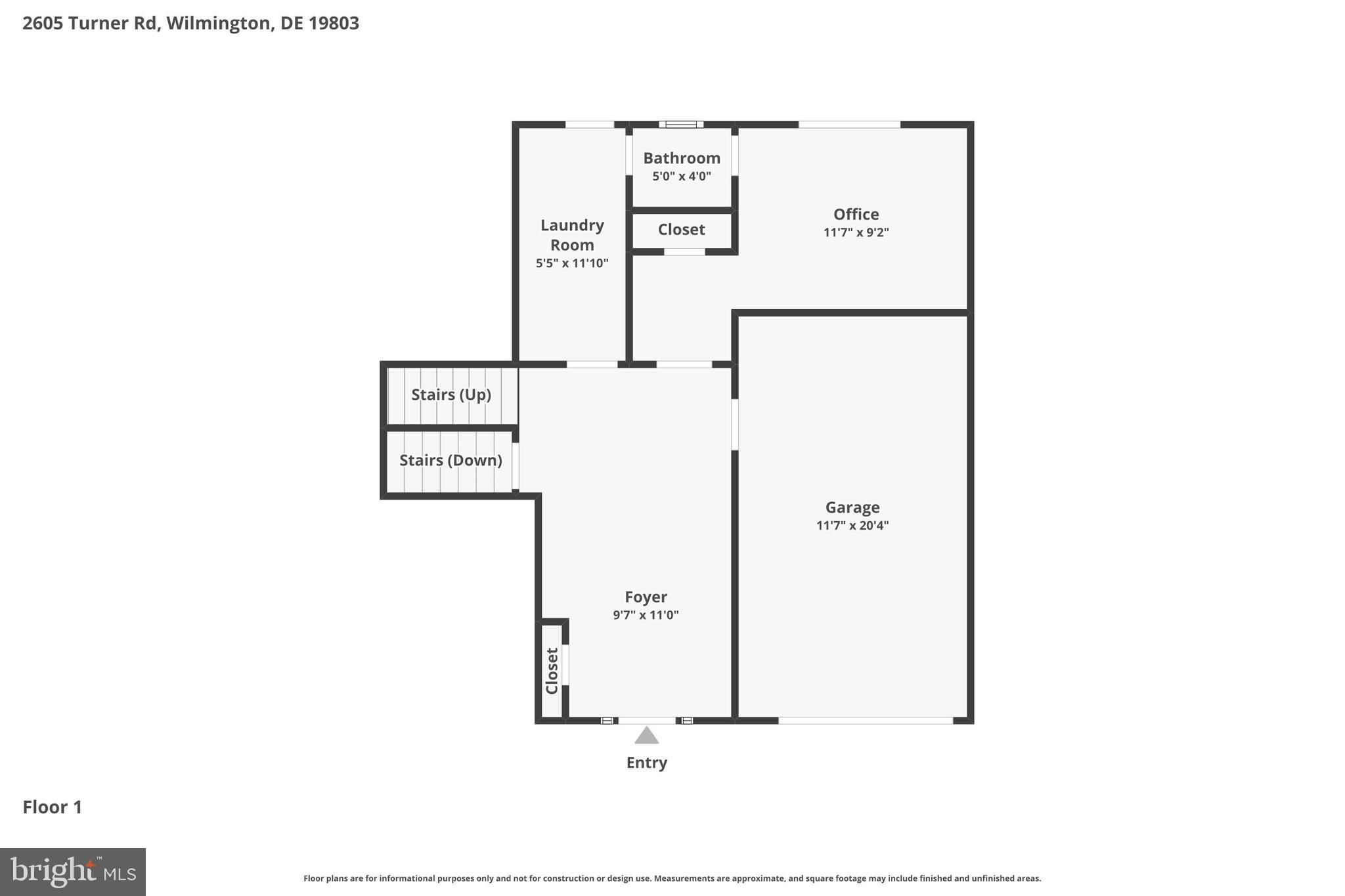 2605 Turner Road Wilmington, DE 19803 - Photo 71 of 74 First Floor Plan