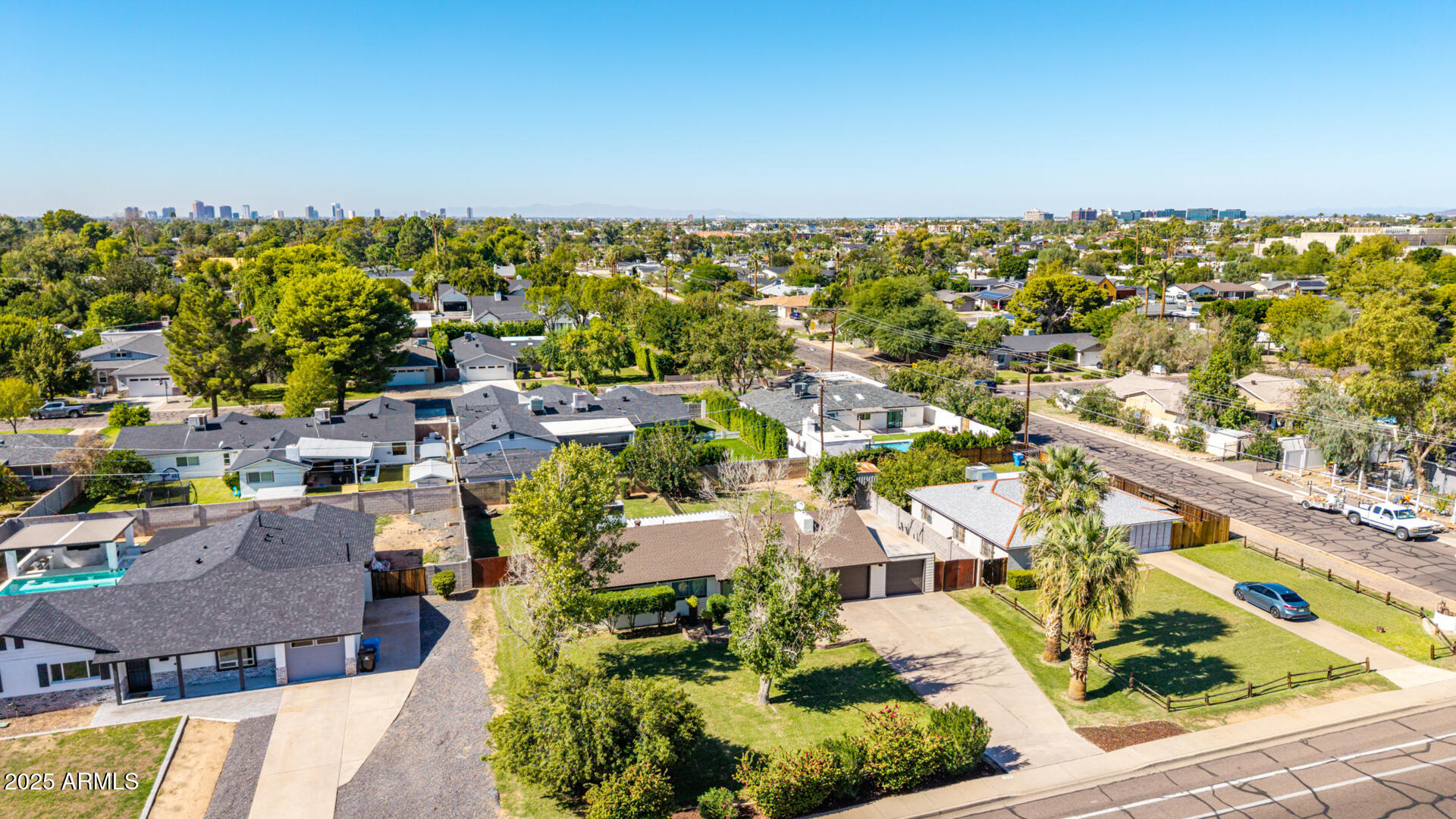 3718 North 36th Street Phoenix, AZ 85018 - Photo 32 of 37 an aerial view of residential houses with outdoor space