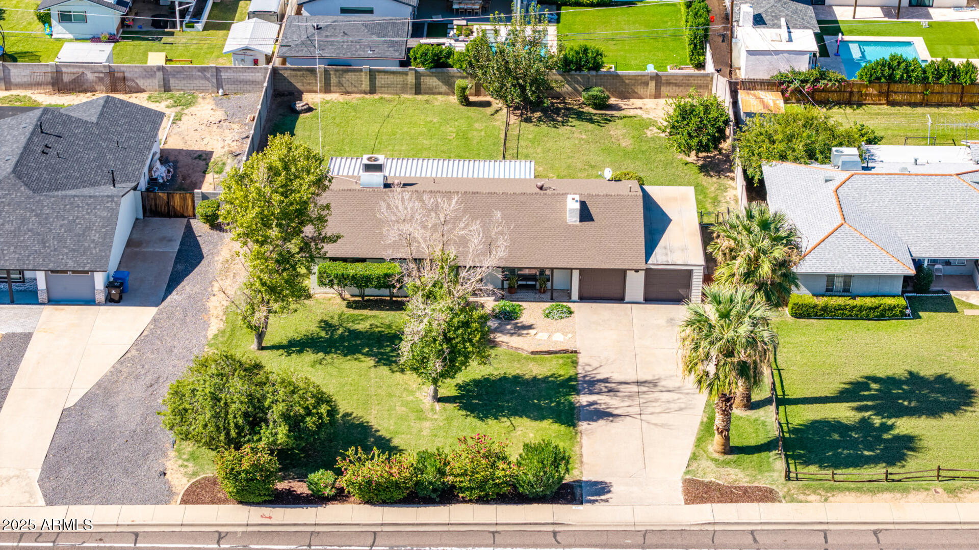 3718 North 36th Street Phoenix, AZ 85018 - Photo 36 of 37 an aerial view of residential houses with outdoor space and street view