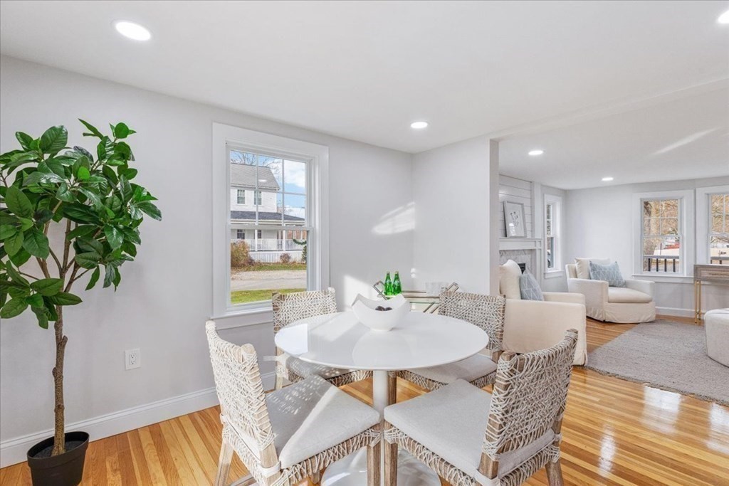 964 Main Street Hanover, MA 02339 - Photo 13 of 35 a view of a dining room with furniture window and wooden floor
