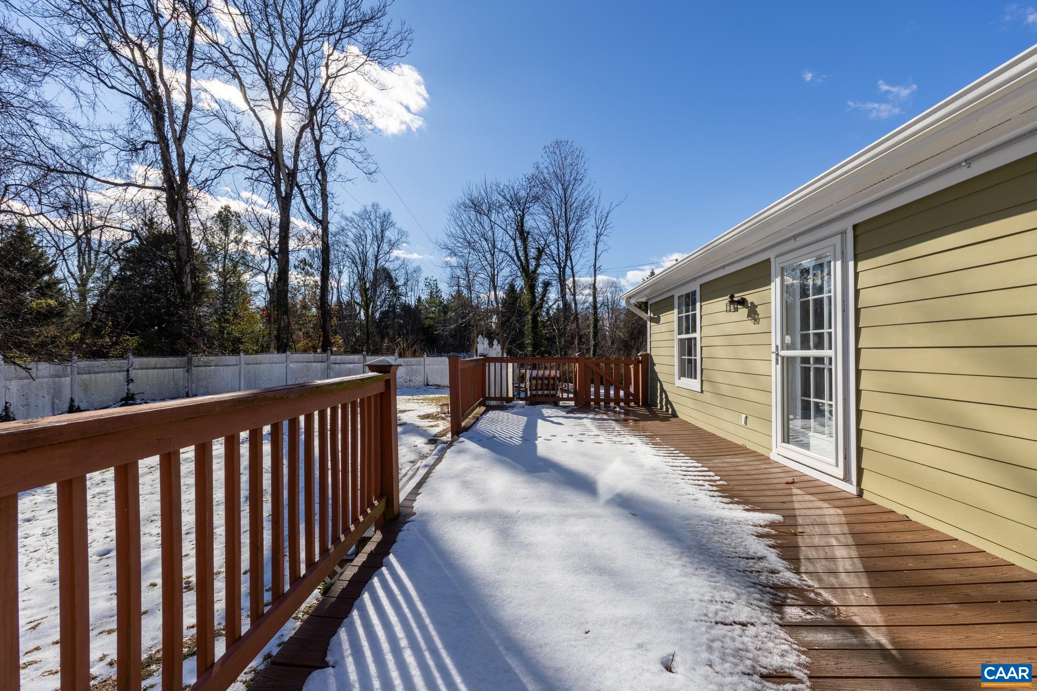 703 Tilman Road Charlottesville, VA 22901 - Photo 33 of 37 a view of a patio with wooden fence