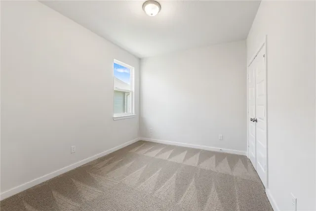 a view of an empty room