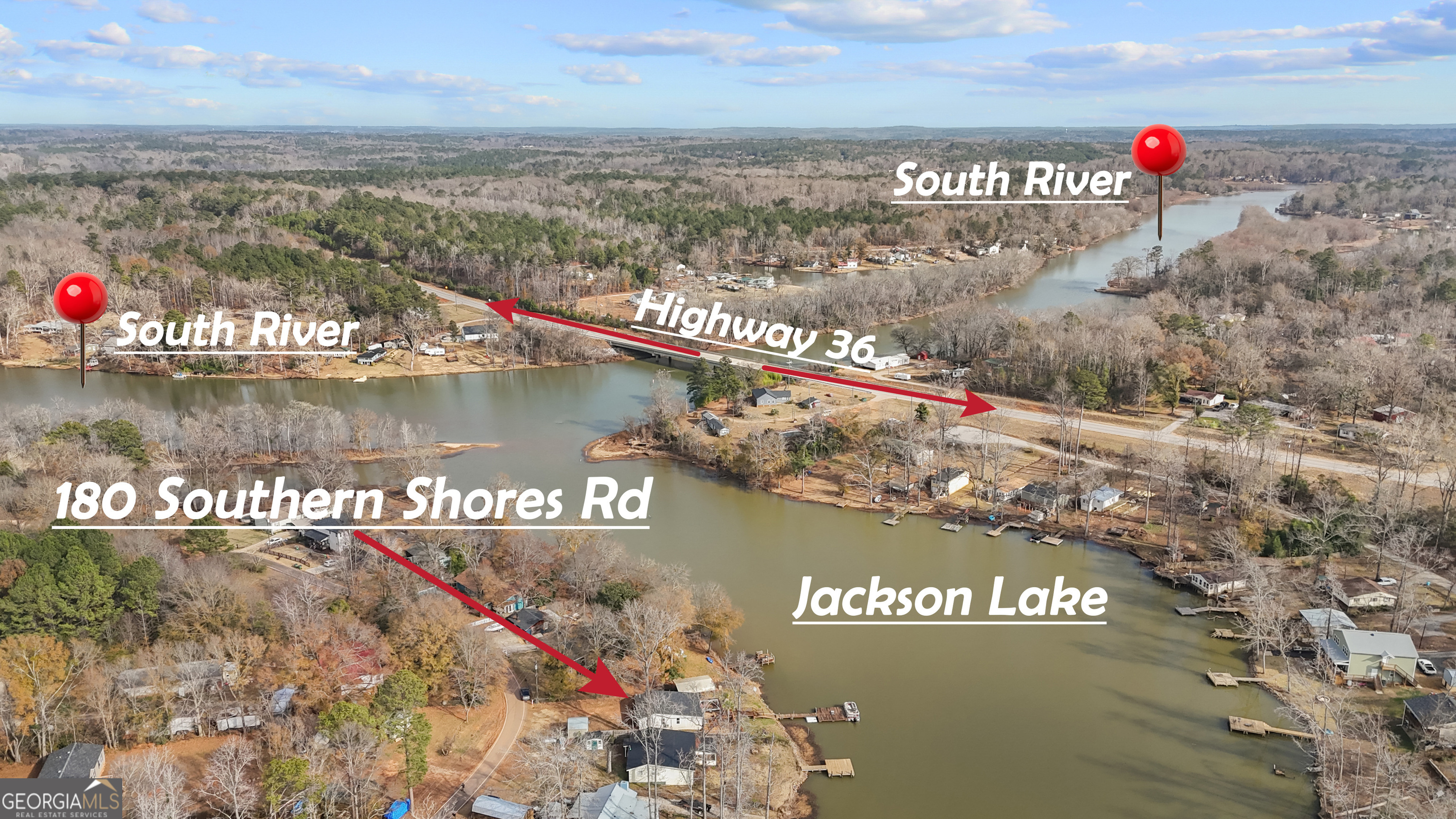 180 Southern Shores Road Jackson, GA 30233 - Photo 34 of 40 a view of city