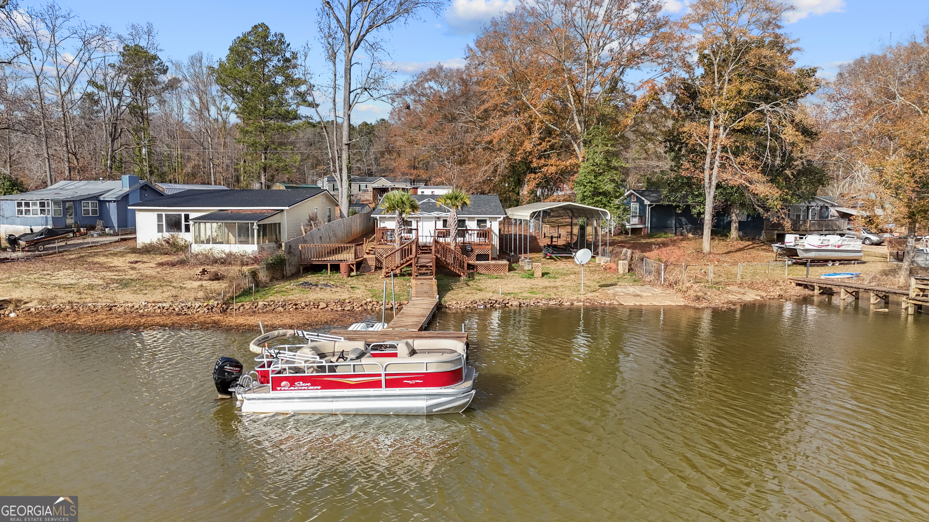 180 Southern Shores Road Jackson, GA 30233 - Photo 38 of 40 a view of a lake with houses