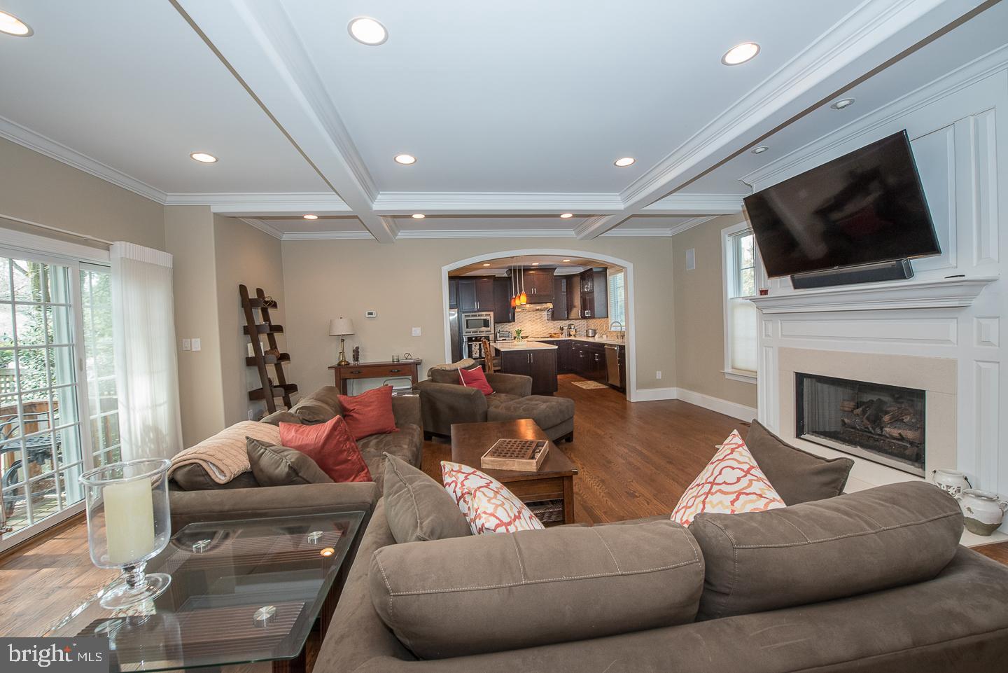 303 Hilldale Road Villanova, PA 19085 - Photo 59 of 59 a living room with furniture fireplace and flat screen tv