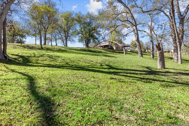 a view of a golf course