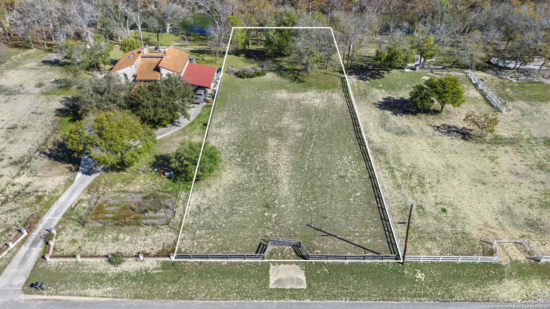 1236 Whispering Water Spring Branch, TX 78070 - Photo 18 of 22 an aerial view of a house