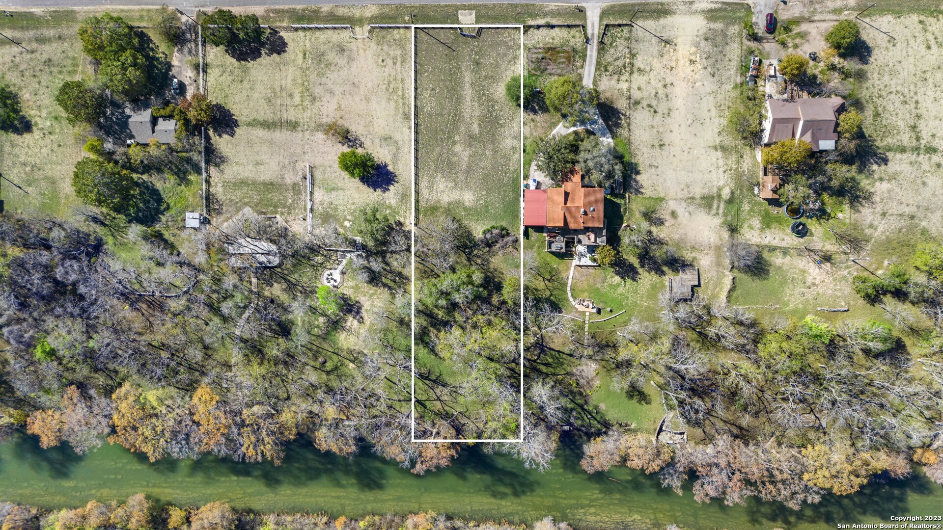 1236 Whispering Water Spring Branch, TX 78070 - Photo 19 of 22 an aerial view of residential house with outdoor space