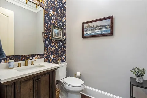 a bathroom with a sink and a toilet