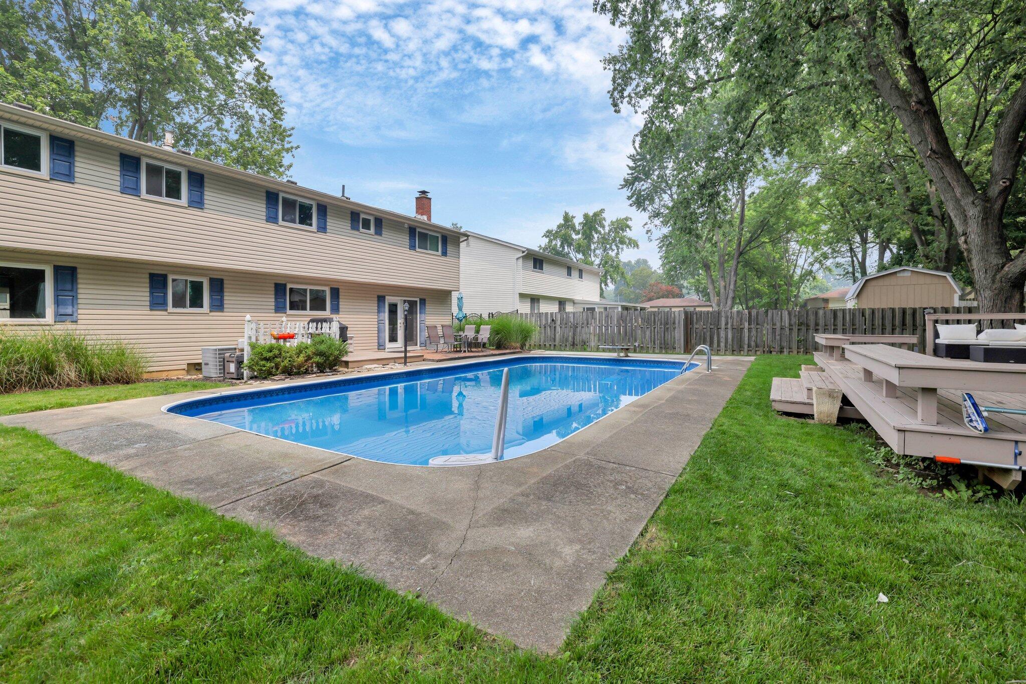 188 Landover Road Columbus, OH 43230 - Photo 52 of 65 Backyard/In Ground Swimming Pool