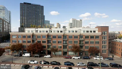 a view of a city that has tall buildings