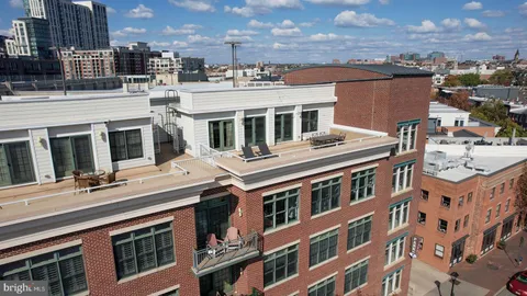 a view of a terrace with skyline