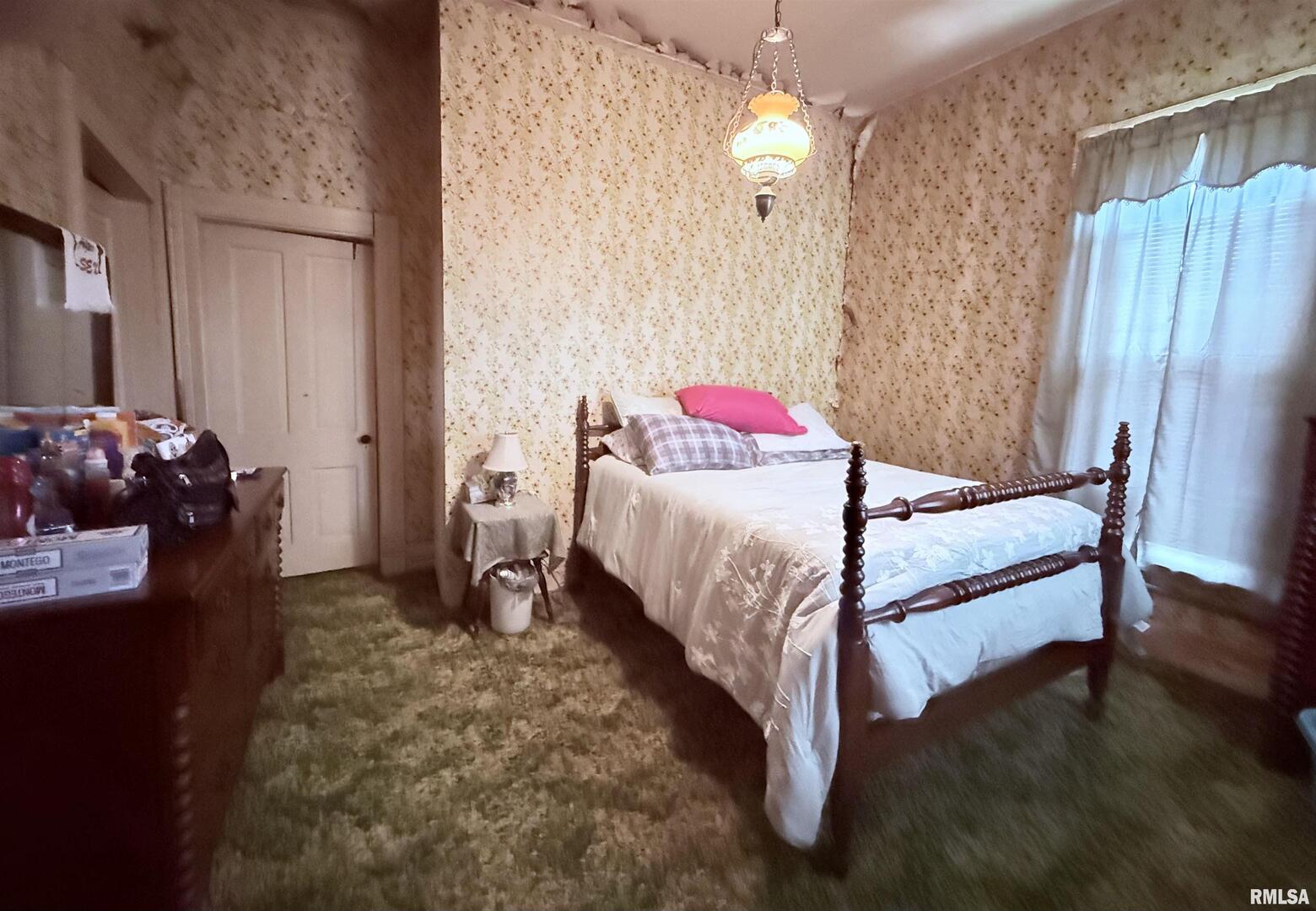 103 Baltimore Street Ridgway, IL 62979 - Photo 19 of 21 a bed room with a bed and a chair