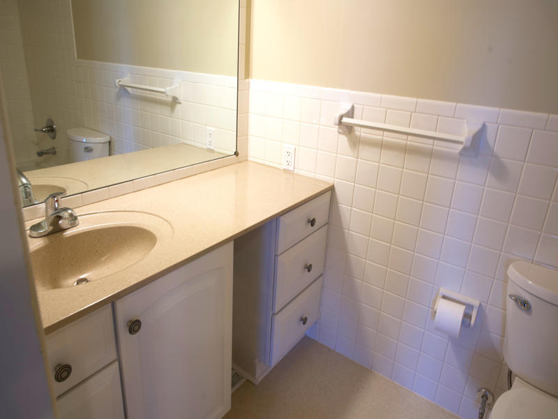 308 Granada Road Bloomington, IL 61701 - Photo 30 of 38 a bathroom with a sink a toilet and shower