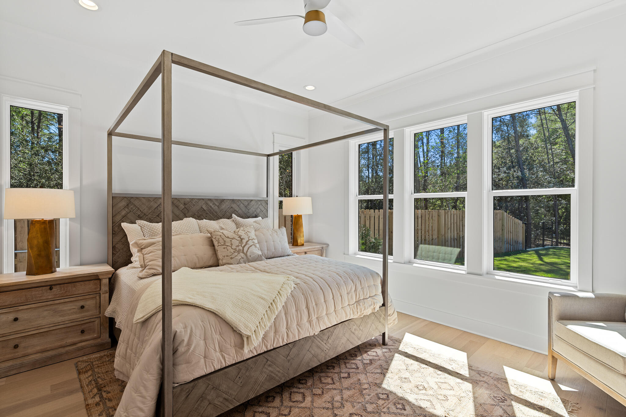 Lot 8 Shimmer Circle Freeport, FL 32439 - Photo 8 of 13 a bedroom with a large bed and a large window