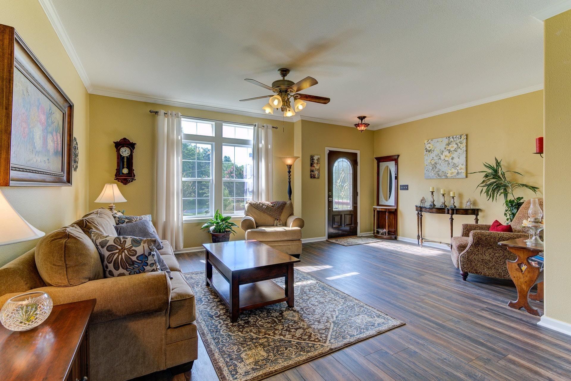 2494 Henry Road Ferrum, VA 24088 - Photo 11 of 60 a living room with furniture and a large window
