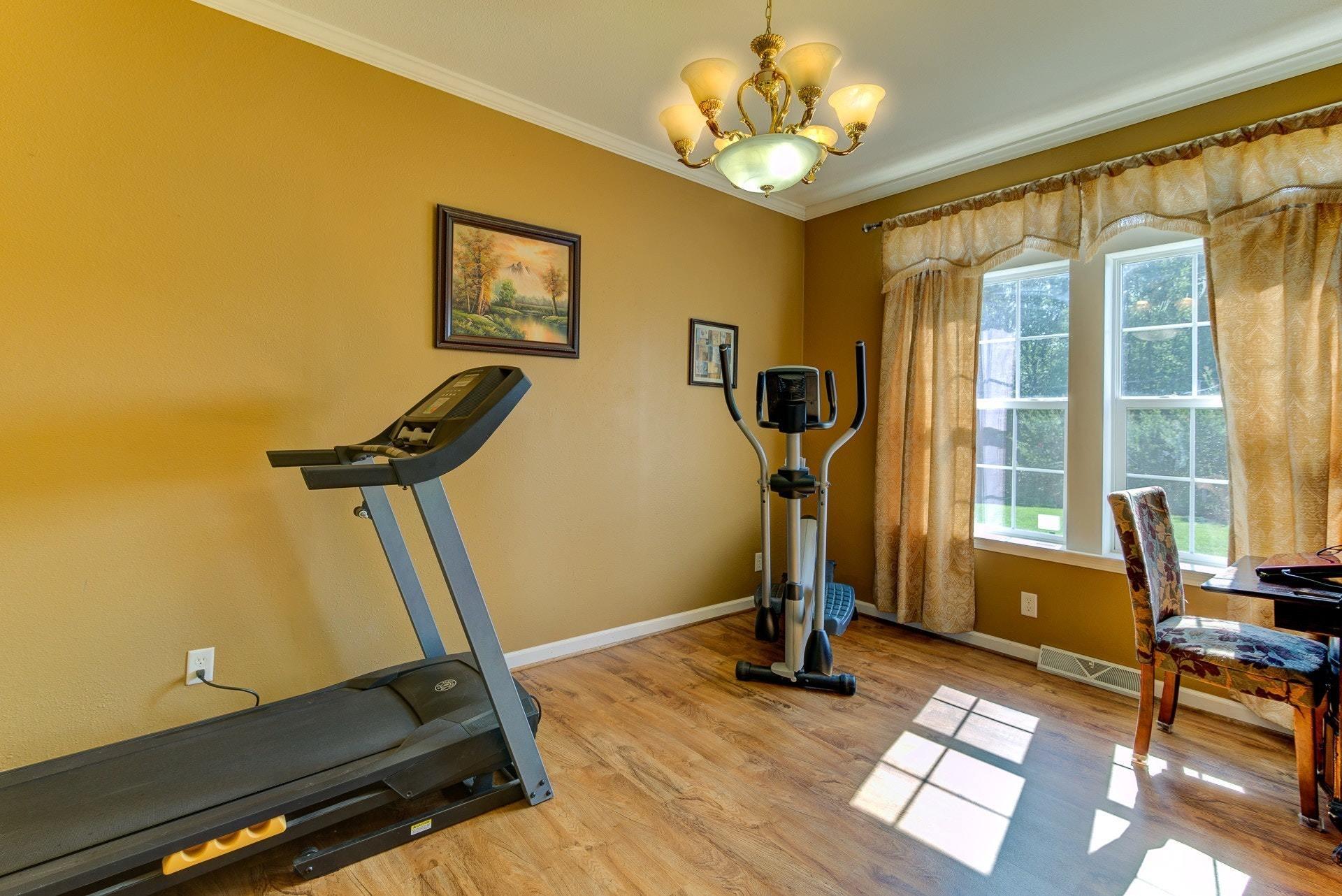 2494 Henry Road Ferrum, VA 24088 - Photo 23 of 60 a view of a room with gym equipment