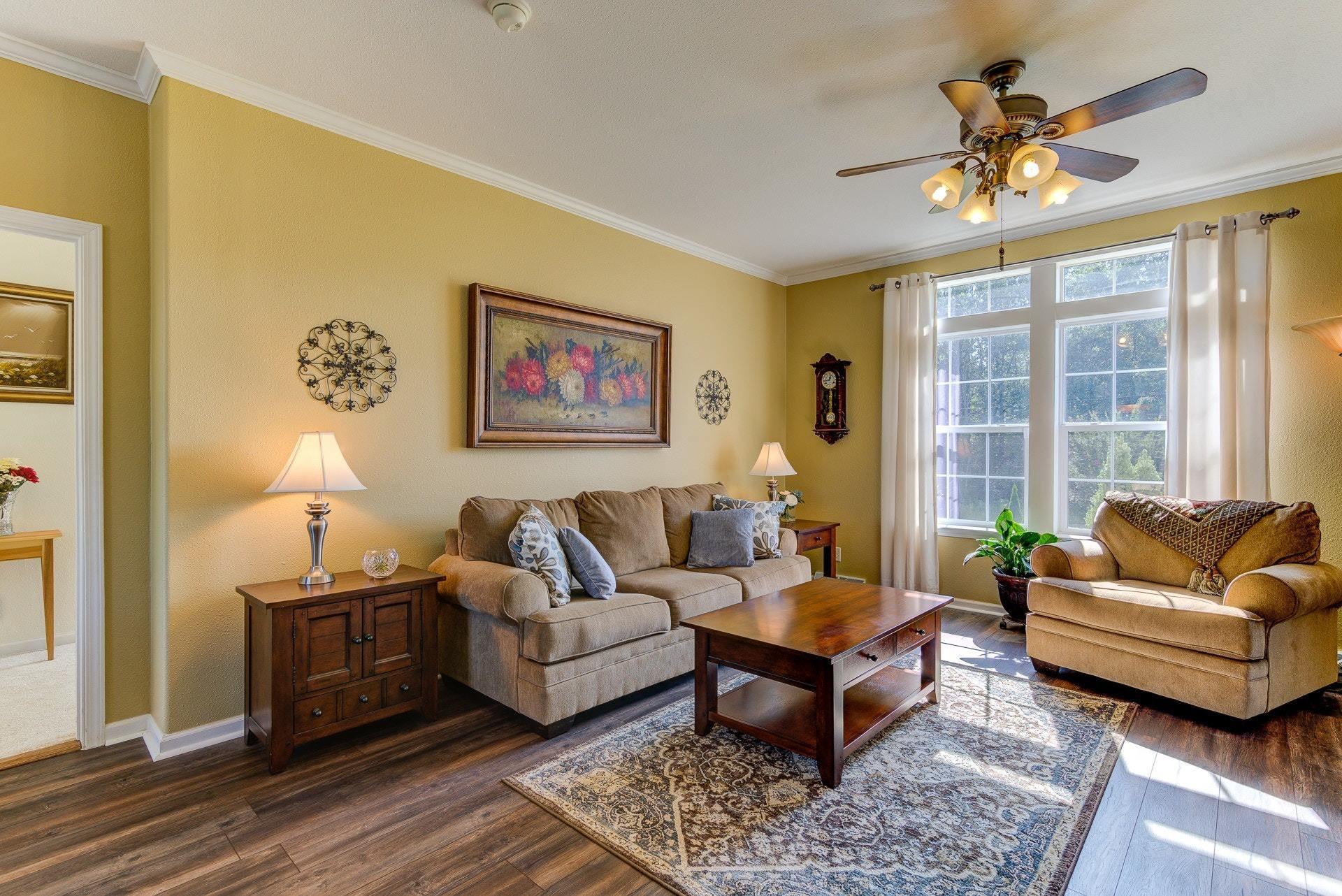 2494 Henry Road Ferrum, VA 24088 - Photo 10 of 60 a living room with furniture and a large window