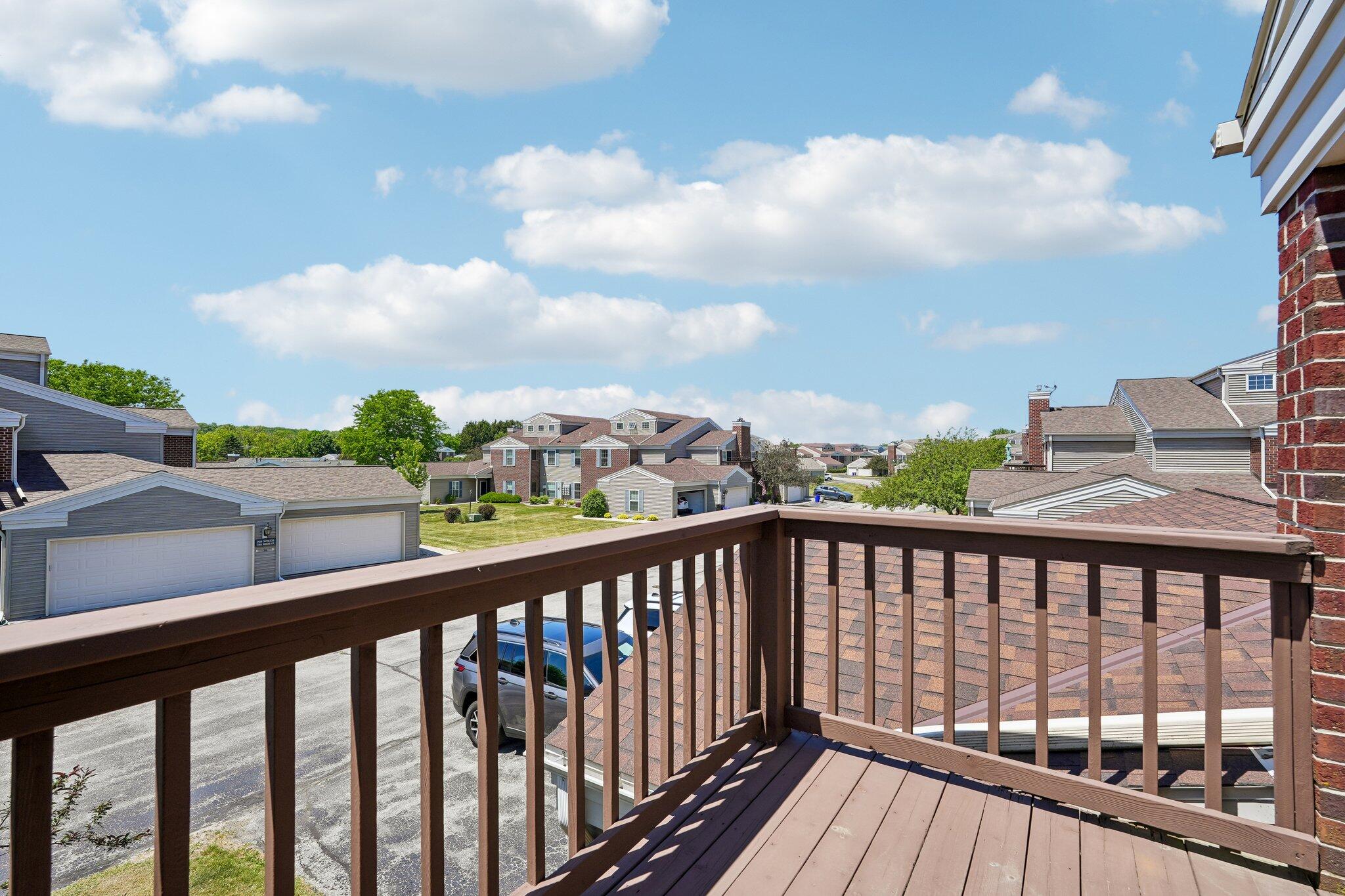 N16-w26533 Tall Reeds Lane, Unit H Pewaukee, WI 53072 - Photo 23 of 33 Balcony