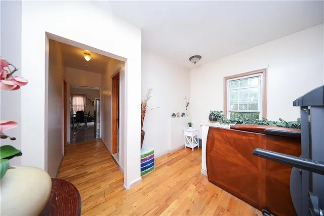 a very nice looking room with a large window