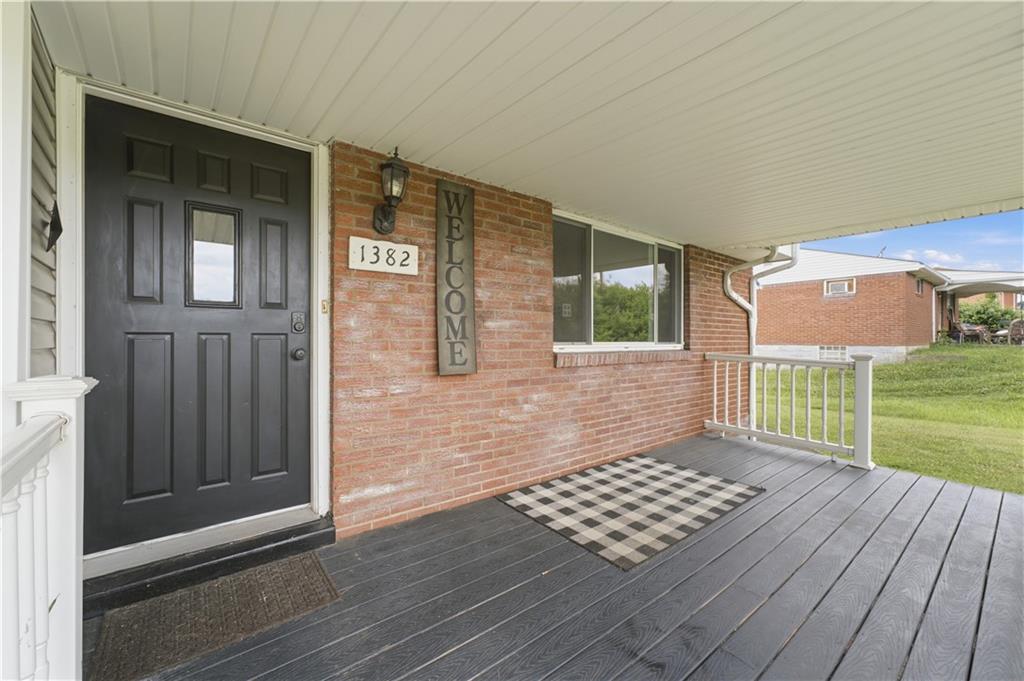 1382 Langeloth Road Langeloth, PA 15054 - Photo 9 of 36 Large covered front porch!