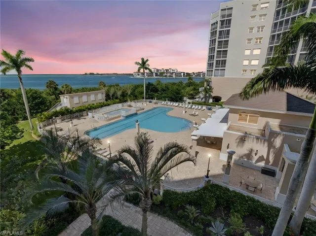 a view of a city with tall buildings