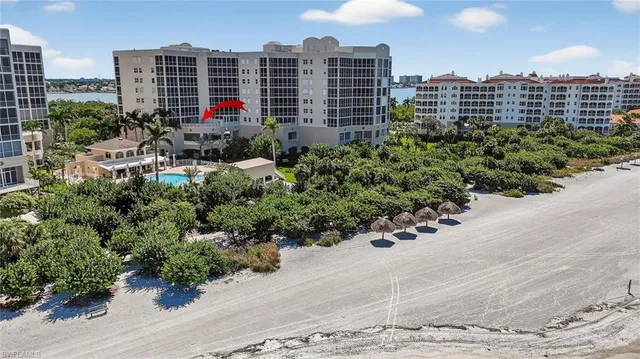 a view of a lake with a city