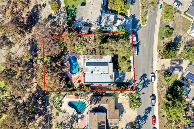 a view of a swimming pool