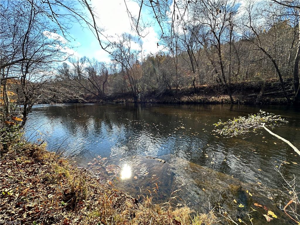 View of Dan River from beach area