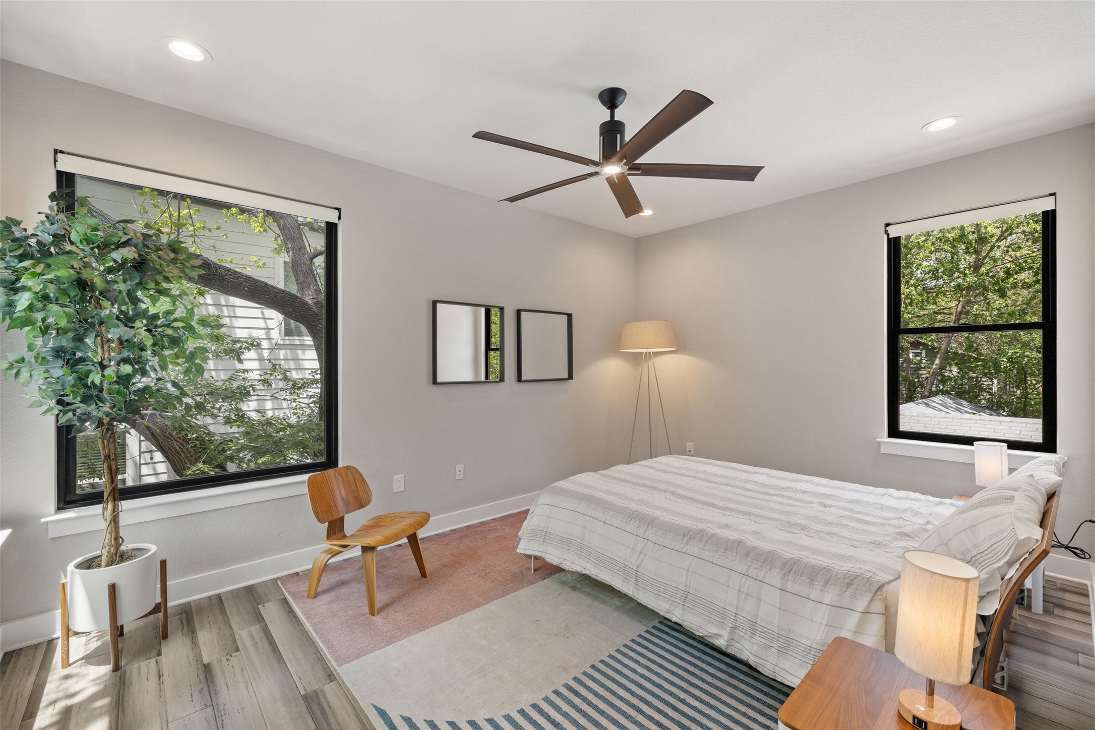 2202 Santa Rita Street Austin, TX 78702 - Photo 15 of 40 Main bedroom tucked in the trees on the 2nd floor